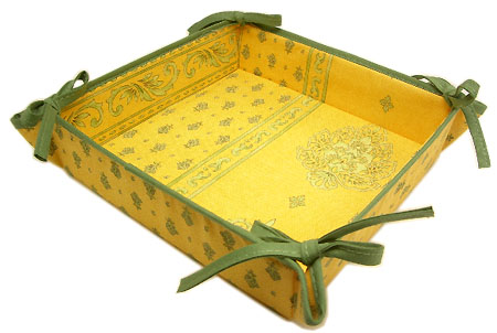 Provencal bread basket (Marat d'Avignon / manoir. yellow) - Click Image to Close